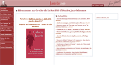 Desktop Screenshot of jaures.info