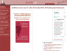 Tablet Screenshot of jaures.info